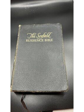 The Scofield Reference Bible Leather 1945 Edition Oxford University Press inscri